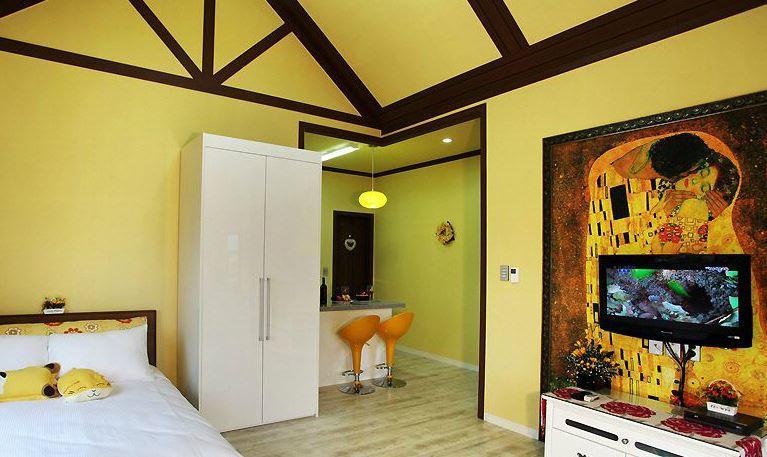 Rainbow Hill Pension Namhae Bagian luar foto