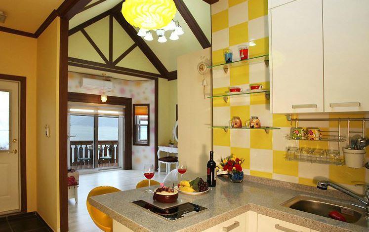 Rainbow Hill Pension Namhae Bagian luar foto