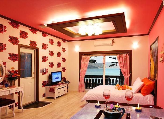 Rainbow Hill Pension Namhae Bagian luar foto